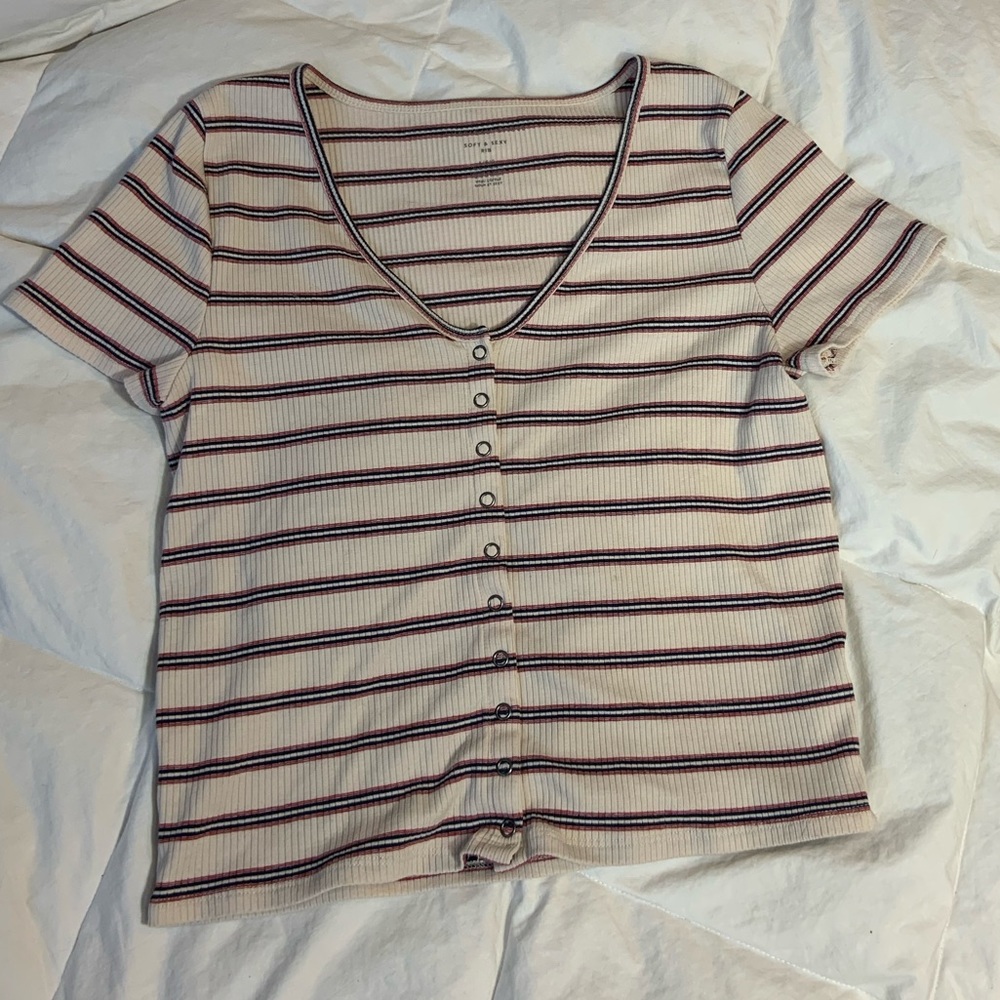 American Eagle Striped Tee